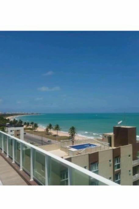 Flat Bello Plaza - Piscina Com Vista Da Orla Cabedelo Kültér fotó